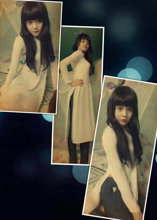 Khuôn mặt tròn trĩnh, đôi mắt to của Hưng Lee vốn dĩ đã giúp khuôn mặt cậu trông rất giống một cô bé xinh xắn. Không những thế cậu này còn thường xuyên chụp ảnh với trang phục, quần áo con gái và khoe lên mạng.