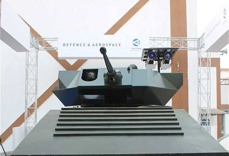 Tháp pháo không người lái trang bị trên Kalyani BMP-2.