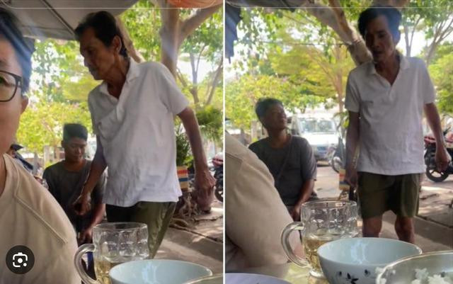 Xon xao hinh anh Thuong Tin tieu tuy, di lai phai chong gay