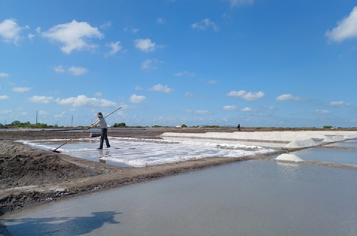 Nhọc nhằn nghề muối, diêm dân Bà Rịa - Vũng Tàu kỳ vọng được giá Nhoc nhan nghe muoi, diem dan Ba Ria - Vung Tau ky vong duoc gia