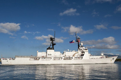 Một trong 2 tàu chiến lớn nhất, hiện đại nhất Hải quân Philippines.