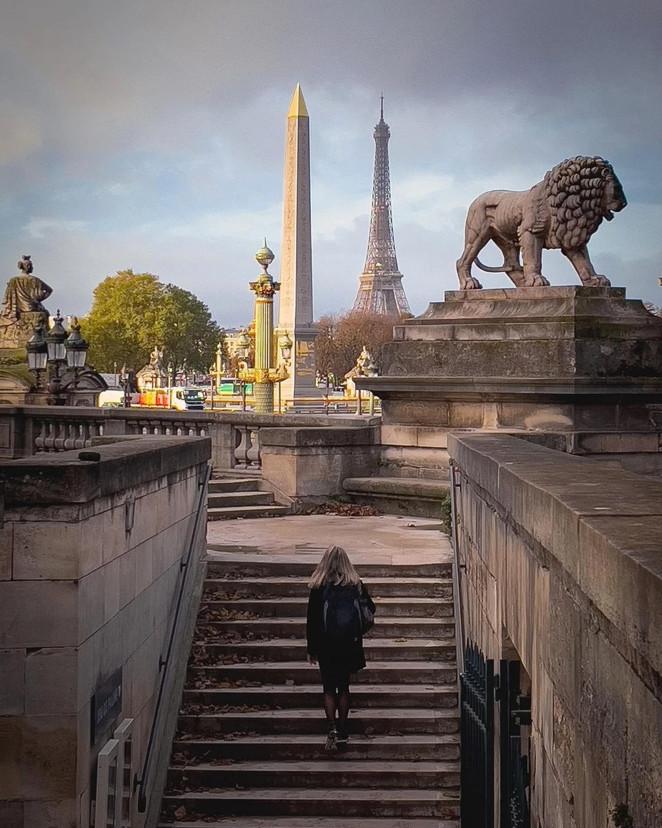 Quảng trường lớn nhất Paris này đặc trưng bởi cây cột đá vàng khổng lồ, một trong biểu tượng được dựng lên bởi pharaoh Ramses II trước đền thờ ở Luxor (Ai Cập) và được tặng cho Paris vào năm 1830. Ảnh: @victoriachmel, @dralbarjas.