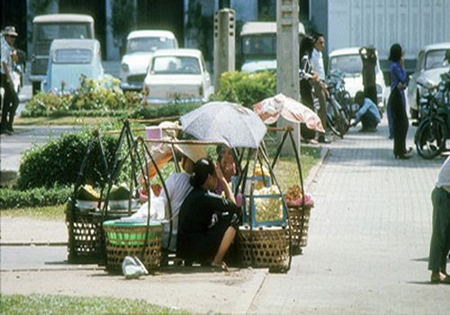Gánh hàng rong Sài Gòn.