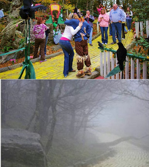 Công viên Oz ở núi Beech, Carolina, Mỹ mở cửa năm 1970 với các dịch vụ du lịch nổi tiếng, đón tiếp 20 nghìn lượt khách mỗi ngày. Tuy nhiên sau cái chết của chủ sở hữu Grover Robbins, công viên nhanh chóng chìm vào quên lãng vì thiếu vốn đầu tư và không thể hoàn trả khoản vay ngân hàng.