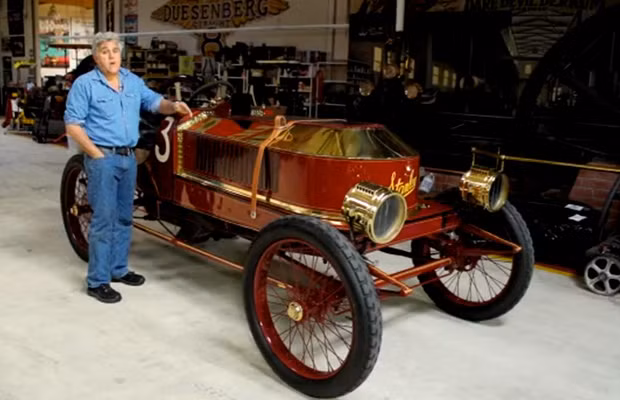 Chiếc Stanley Steamer Vanderbilt Cup Racer sản xuất năm 1906 chạy bằng hơi nước 20 mã lực.