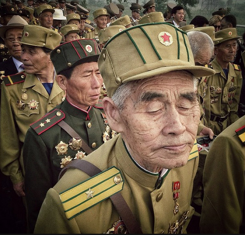 Cựu chiến binh trong cuộc chiến tranh liên Triều.