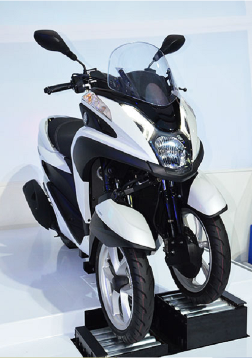 Mẫu xe 3 bánh Yamaha Tricity dễ dàng cho người điều khiển sử dụng động cơ 4 thì dung tích xi lanh 125 cc làm mát bằng nước. Xe có trọng lượng 150 kg.