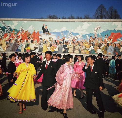 Điệu nhảy truyền thống của Triều Tiên.