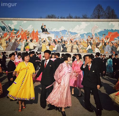 Điệu nhảy truyền thống của Triều Tiên.