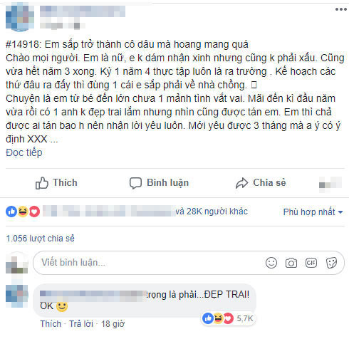 Câu chuyện gây xôn xao mạng xã hội. Ảnh chụp màn hình Câu chuyện gây xôn xao mạng xã hội. Ảnh chụp màn hình