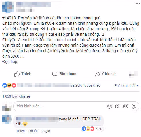 Câu chuyện gây xôn xao mạng xã hội. Ảnh chụp màn hình Câu chuyện gây xôn xao mạng xã hội. Ảnh chụp màn hình