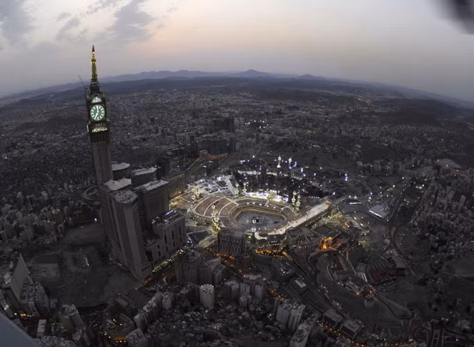 Thánh đường Hồi giáo ở thánh địa Mecca, Saudi Arabia chụp ngày 6/8/2012.