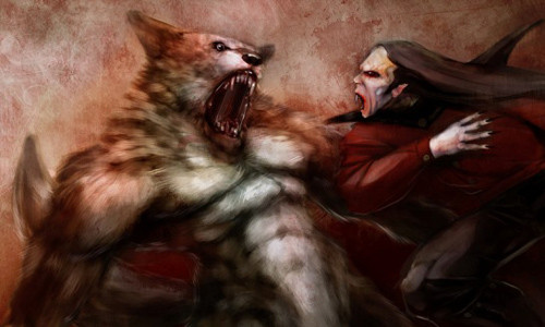 Quan hệ giữa ma sói và ma cà rồng khá mơ hồ. Một số cho rằng hai quái thú này là kẻ thù của nhau. Tuy nhiên, một số truyền thuyết Đông Âu cho rằng, ma sói sau khi chết sẽ tái sinh thành ma cà rồng.