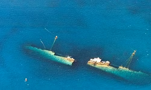 Tàu Antilla được đóng vào năm 1939, với chiều dài 121m và nặng 2.164 tấn.