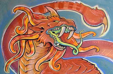 Digonek được miêu tả có chiều dài từ 3,7 - 5,5m. Sinh vật đáng sợ này có đầu vuông, một sừng dài hung dữ, miệng có răng nanh và sở hữu đuôi của bọ cạp có thể phóng ra nọc độc.