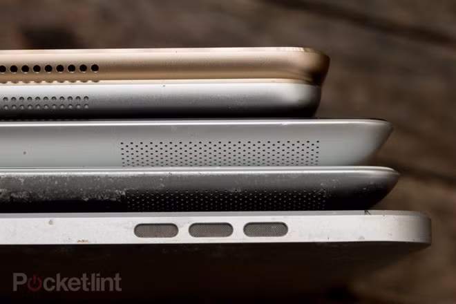 Trong màn so dáng nói trên, chúng ta cũng không thấy sự xuất hiện của mẫu iPad 3.