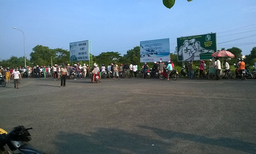 Hiện trường nơi phát hiện thi thể em Phùng Minh Tấn.