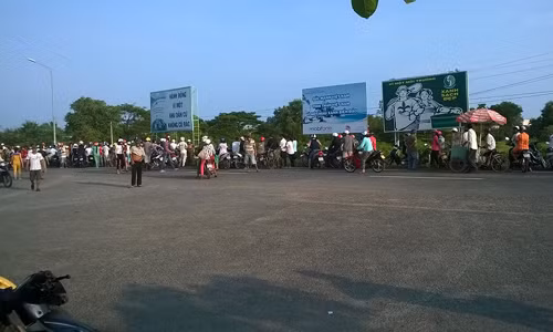 Hiện trường nơi phát hiện thi thể em Phùng Minh Tấn.