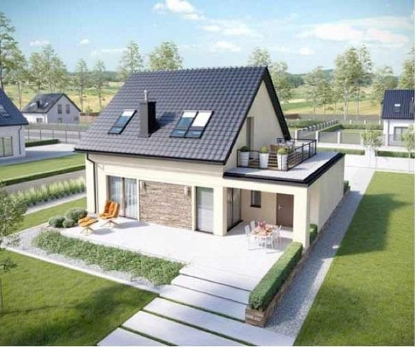 7 mẫu nhà cấp 4 đẹp ở nông thôn nhưng sang trọng chẳng kém gì biệt thự ở thành phố - Hình 6 7 mau nha cap 4 dep o nong thon nhung sang trong chang kem gi biet thu o thanh pho-Hinh-6