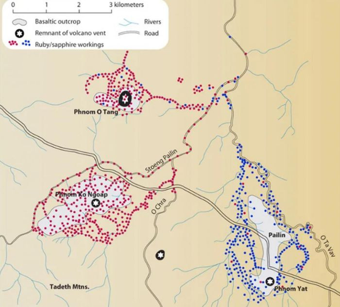Đá quý của Campuchia được đánh giá cao về chất lượng.