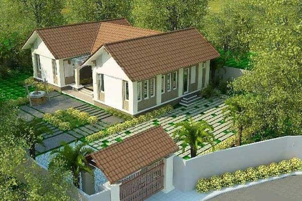 7 mẫu nhà cấp 4 ở nông thôn sang trọng chẳng kém gì biệt thự phố - Hình 3 7 mau nha cap 4 o nong thon sang trong chang kem gi biet thu pho-Hinh-3