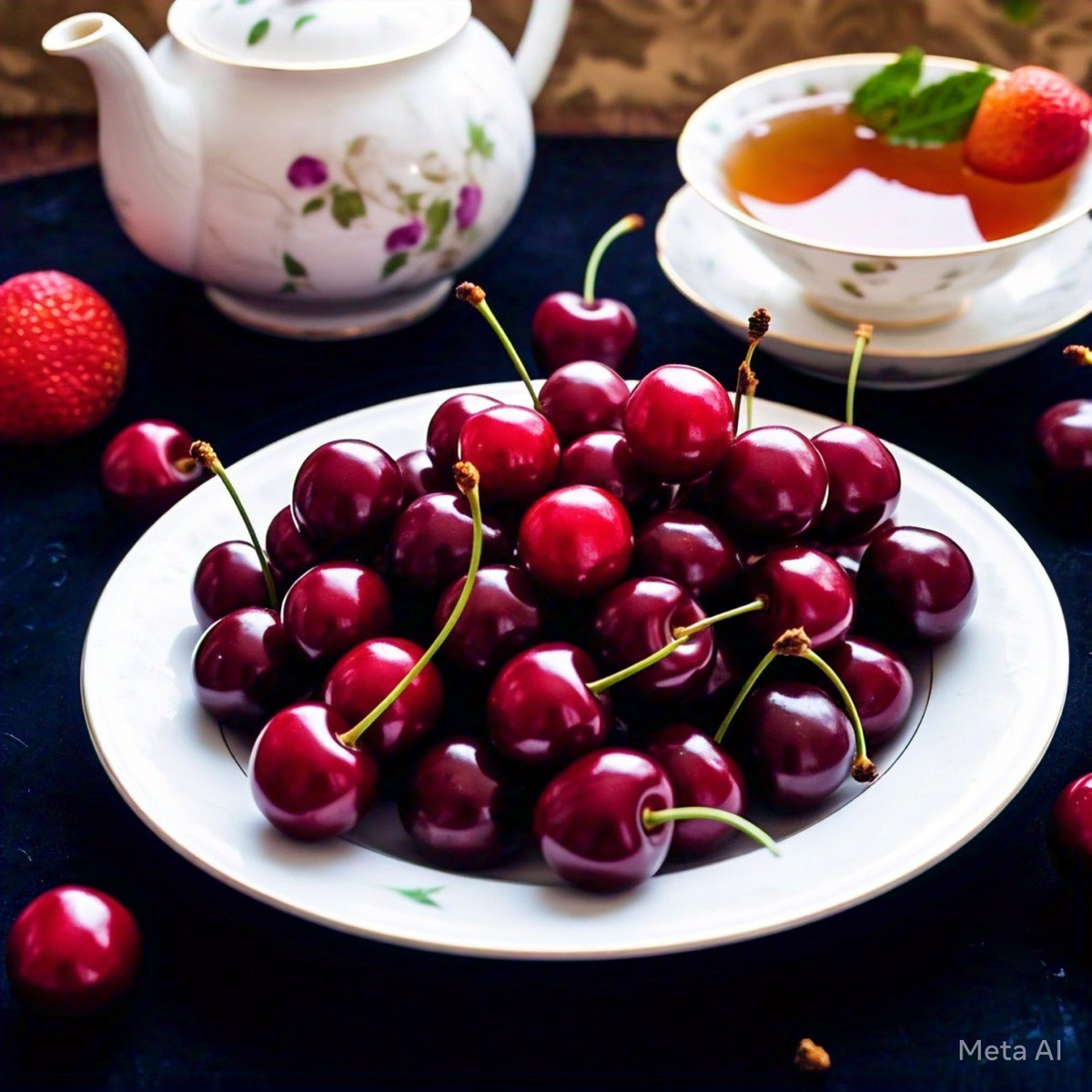 5. Anh đào: Thịnh vượng, suôn sẻ, thuận buồm xuôi gió: Hàng năm, Tết Nguyên đán cũng là mùa anh đào. Những quả anh đào tròn như ngọc và có màu đỏ tươi tượng trưng cho sự đoàn viên, ngọt ngào và cuộc sống sung túc. 