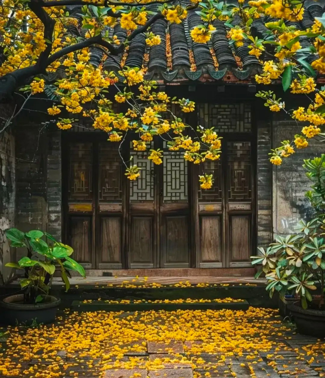  Vào tháng 8 Âm lịch hàng năm, cây cảnh trổ đầy hoa vàng với hương thơm bay xa đến mười dặm. Cây cảnh mộc hương cũng có nhiều loại mộc hương vàng, mộc hương cam, mộc hương trắng. 