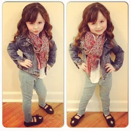 Cô bé xinh xắn đáng yêu tạo dáng cực chất