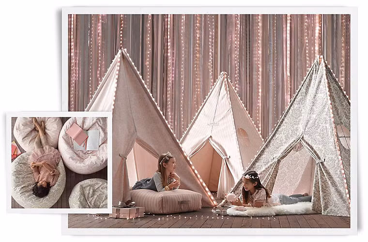 Khiến phòng của bé trở nên mới lạ như thế này cũng là một cách hay để bé yêu không gian của mình hơn đấy.