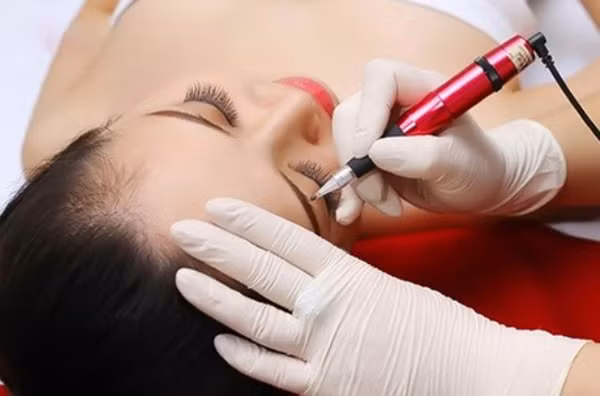 Phun xăm lông mày, môi có thể mắc bệnh lây nhiễm HIV/AIDS - ảnh 1