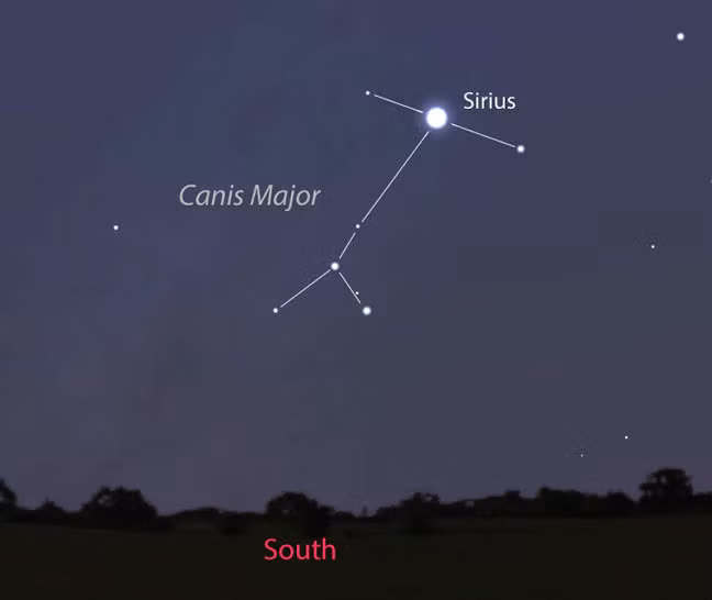 Trong thiên văn học phương Tây cổ đại, có các chòm sao được đặt tên là "chó" gồm: Tiểu Khuyển, Đại Khuyển, Lạp Khuyển. Đây là một trong những điều thú vị về con chó trong các nền văn hóa thế giới. Ảnh: Universe Today.