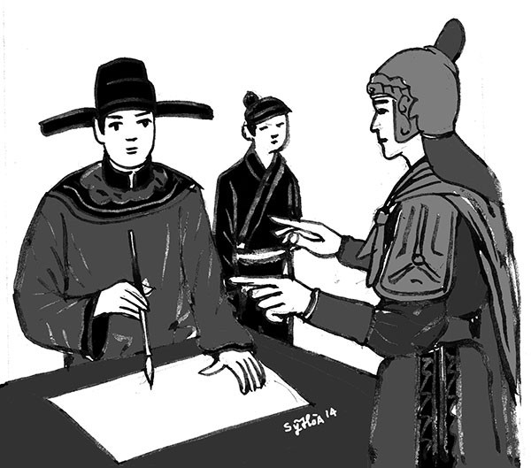 Vi sao dai than nha Thanh gui 2 mat thu cho vua Quang Trung?