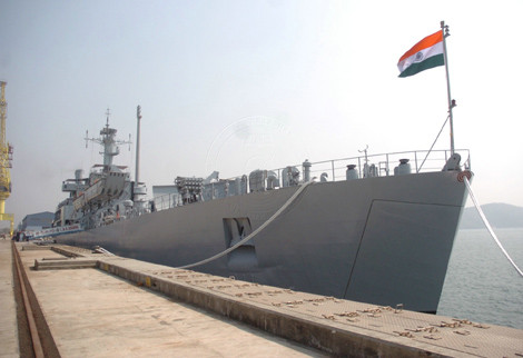 Ấn Độ hiện chỉ có trong biên chế 8 tàu đổ bộ cỡ trung, lớn.