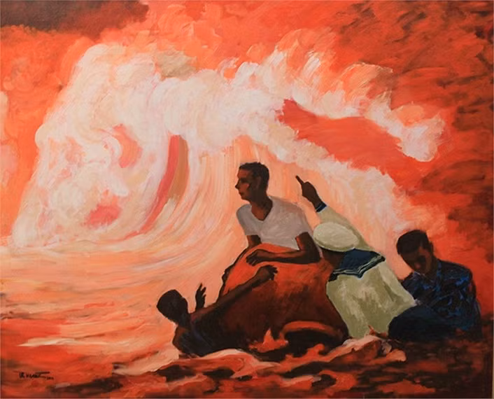 Buổi triển lãm với mục đích giới thiệu vẻ đẹp của quần đảo Trường Sa, Hoàng Sa và toàn bộ vùng biển của Việt Nam đến với quần chúng. Qua đây, Hội Mỹ thuật Việt Nam cũng lên tiếng phản đối Trung Quốc hạ đặt giàn khoan Hải Dương – 981 trái phép tại vùng biển chủ quyền của Việt Nam.