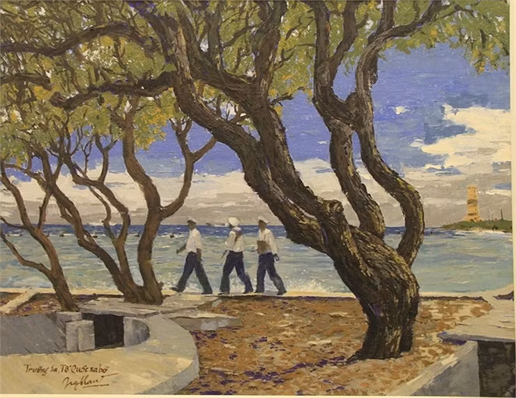 "Quê đảo" - tác giả Phạm Phú Hậu.