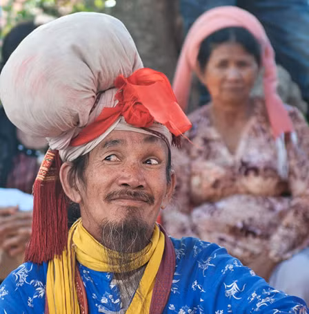 Người Chăm ở Ninh Thuận.
