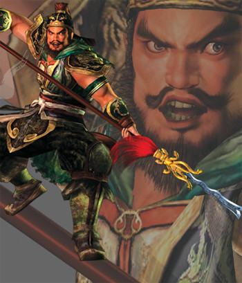 Tranh minh họa Trương Phi.