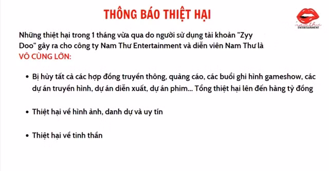 Nam Thu bi huy het hop dong, thiet hai tien ty?