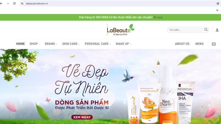 Công ty La Beauté bị phạt, phải tiêu hủy mỹ phẩm kém chất lượng Cong ty La Beaute bi phat, phai tieu huy my pham kem chat luong