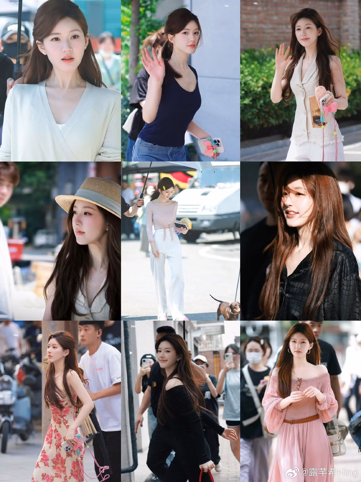 Triệu Lộ Tư với hàng chục bộ trang phục khác nhau trong phim Hãy để tôi tỏa sáng. Nữ diễn viên được khen ngợi phù hợp với mọi phong cách. Những bộ váy hoa nhẹ nhàng tôn da hay xường xám cách điệu khiến khán giả yêu thích và học theo.