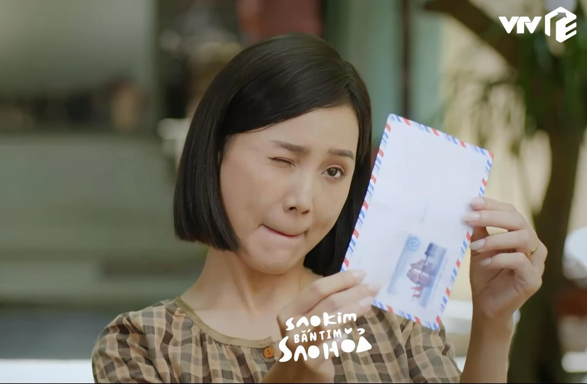 "Sao Kim bắn tim Sao Hỏa" đang phát sóng trên VTV, trong khi Bích Ngọc, Diễm Hằng là 2 nữ diễn viên mới tái xuất màn ảnh thì Minh Thu vai Đào là gương mặt quen thuộc VTV.