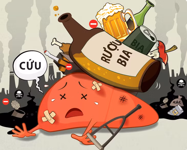 Thuc pham giai doc gan, da day sau nhung cuoc nhau