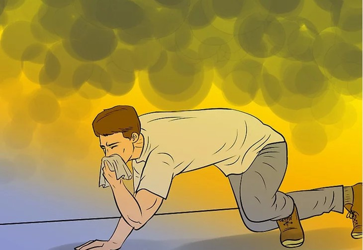 Ky nang phong tranh ngat khoi khi co dam chay