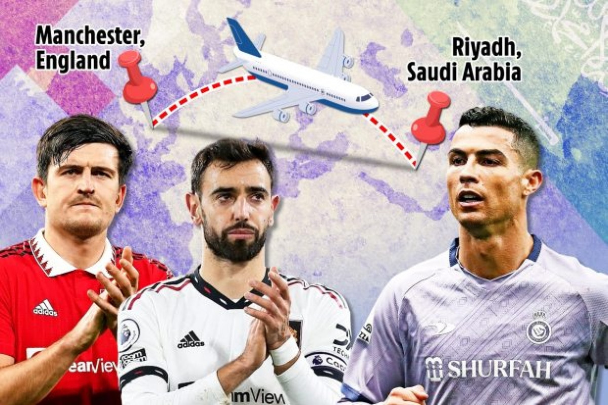 Cristiano Ronaldo mời 4 cầu thủ MU đến Saudi Arabia Cristiano Ronaldo moi 4 cau thu MU den Saudi Arabia