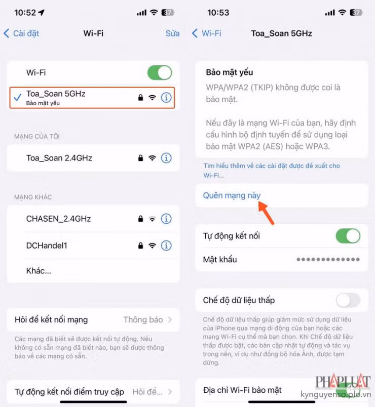 Cach sua loi dien thoai co WiFi nhung khong vao duoc mang