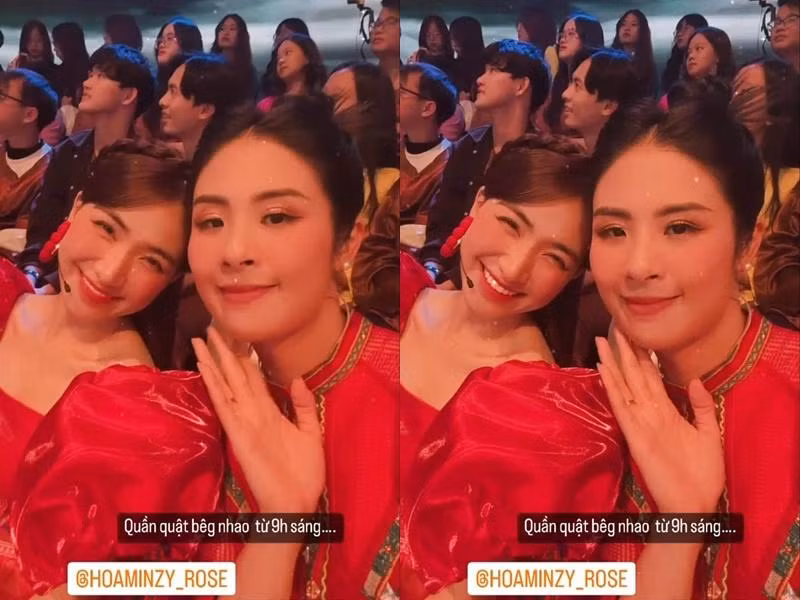 Hoa Minzy gap hoa hau: Chieu cao kem nhung nhan sac kho thua