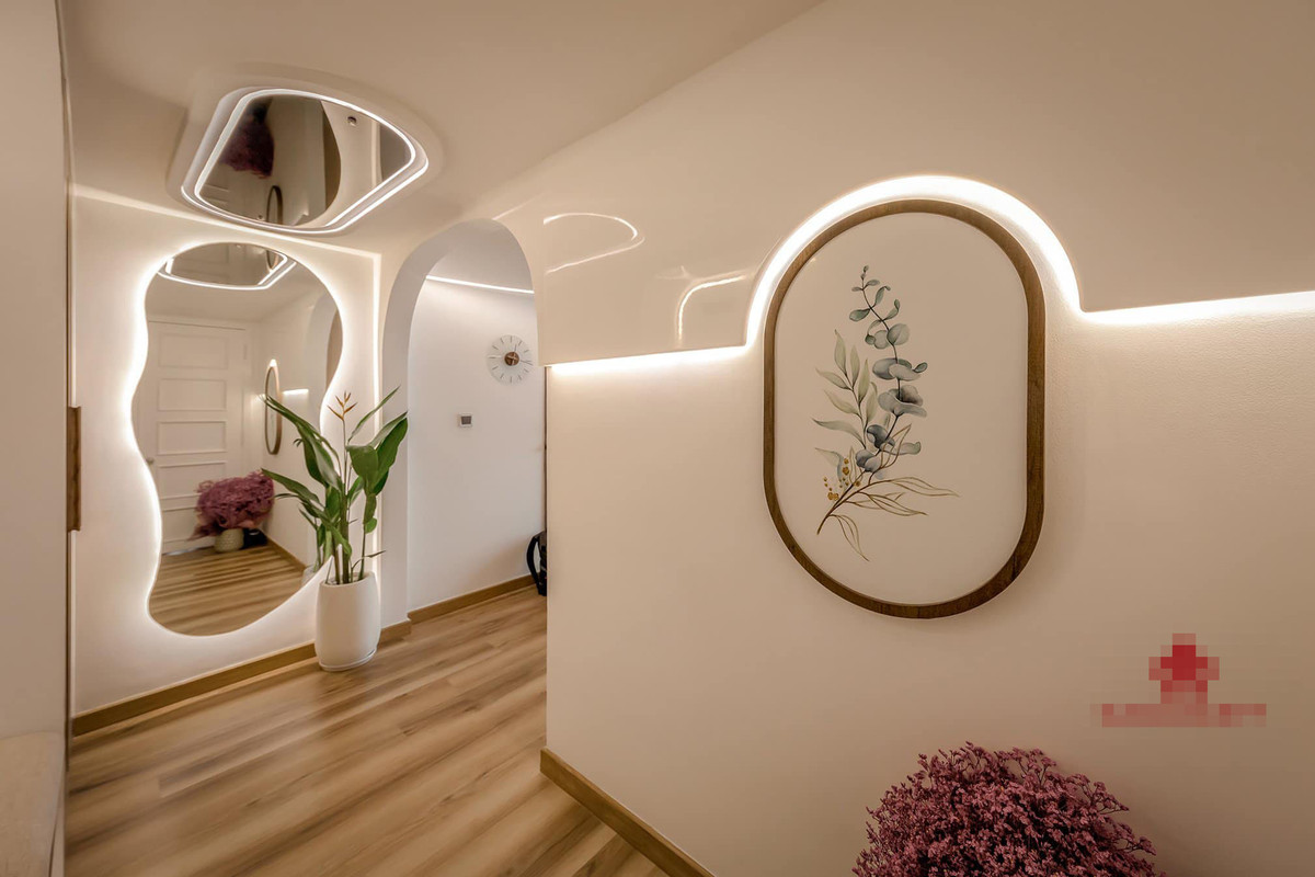 Can ho Duplex mau trang tinh khoi, khong gian dang cap-Hinh-3