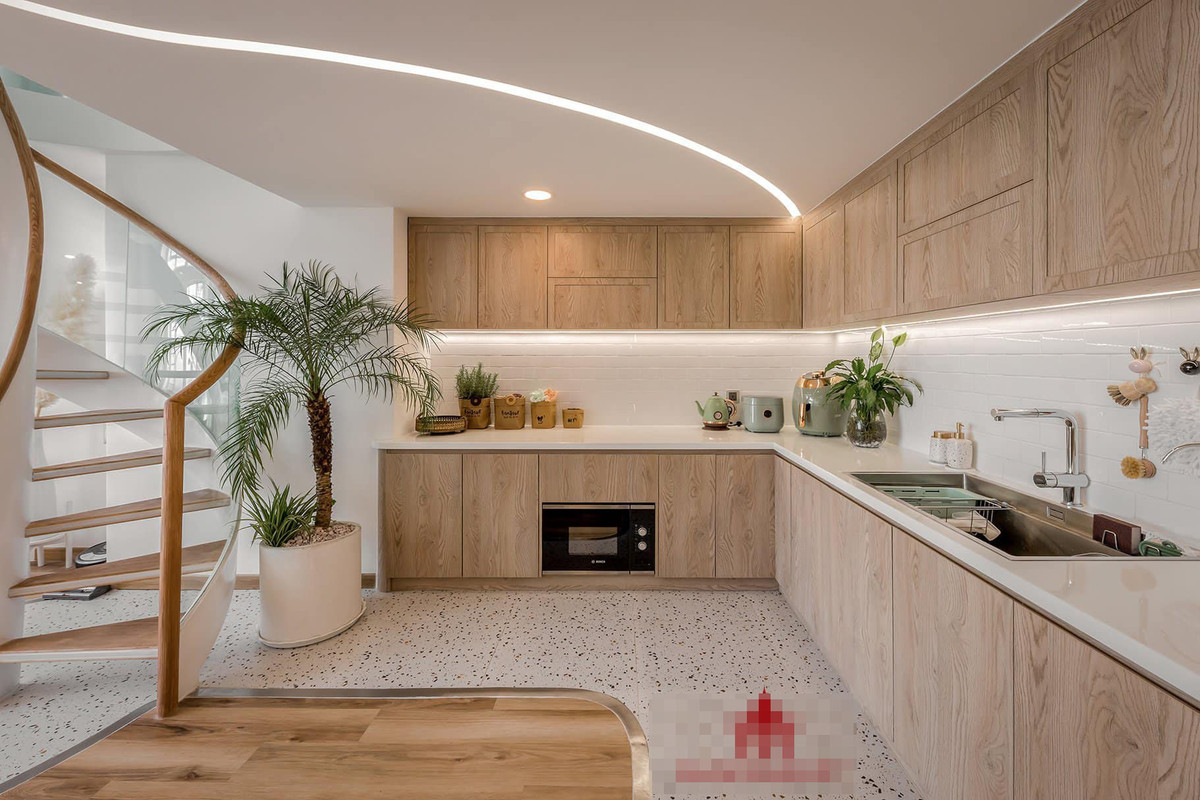 Can ho Duplex mau trang tinh khoi, khong gian dang cap-Hinh-5