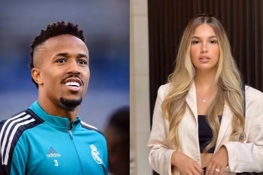 Eder Militao co ban gai moi