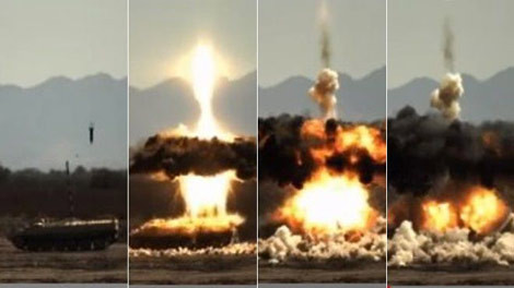 Đạn pháo Excalbur thử nghiệm tiêu diệt xe thiết giáp.